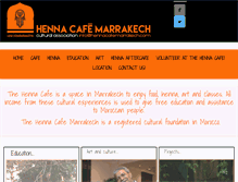 Tablet Screenshot of hennacafemarrakech.com